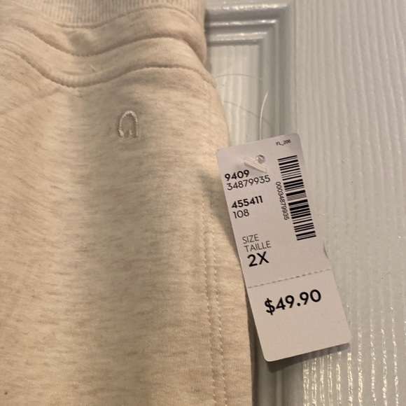 NWT- Ultra Soft Terry Cotton Pants - Picture 3 of 3